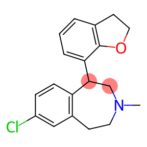 (+)-8-Chloro-5-[(2,3-dihydrobenzofuran)-7-yl]-3-methyl-2,3,4,5-tetrahydro-1H-3-benzazepine