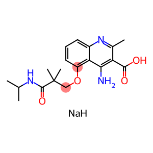 4-amino-5-(3-(isopropylamino)-2,2-dimethyl-3-oxopropoxy)-2-methylquinoline-3-carboxylicacid