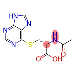(R)-3-((1H-Purin-6-yl)thio)-2-acetamidopropanoic acid