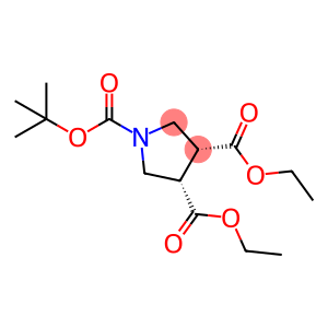 cis-1-tert-butyl 3,4-diethyl pyrrolidine-1,3,4-tricarboxylate