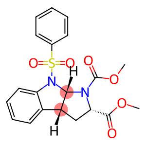 (2S,3aR,8aS)-dimethyl 8-(phenylsulfonyl)-3,3a,8,8a-tetrahydropyrrolo[2,3-b]indole-1,2(2H)-dicarboxylate