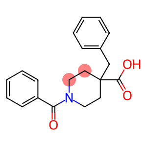 1-Benzoyl-4-benzylpiperidine-4-carboxylic acid