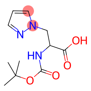 1H-Pyrazole-1-propanoic acid, α-[[(1,1-dimethylethoxy)carbonyl]amino]-