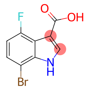 7-bromo-4-fluoro-1H-indole-3-carboxylic acid