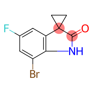 7'-bromo-5'-fluoro-1',2'-dihydrospiro[cyclopropane-1,3'-indole]-2'-one