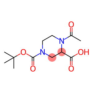 4-Acetyl-piperazine-1,3-dicarboxylic acid 1-tert-butyl ester