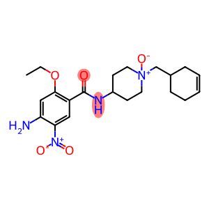 4-(4-amino-2-ethoxy-5-nitrobenzamido)-1-(cyclohex-3-en-1-ylmethyl)piperidine 1-oxide