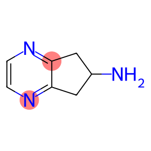 5H-Cyclopentapyrazin-6-amine, 6,7-dihydro-