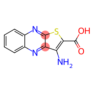 Thieno[2,3-b]quinoxaline-2-carboxylic  acid,  3-amino-