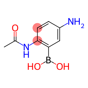 2-Acetamido-5-aminophenylboronic acid