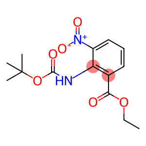 2-((叔丁氧基羰基)氨基)-3-硝基苯甲酸乙酯
