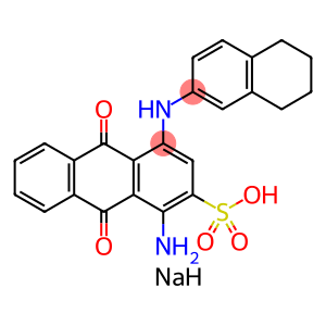 2-Anthracenesulfonic acid, 1-amino-9,10-dihydro-9,10-dioxo-4-[(5,6,7,8-tetrahydro-2-naphthalenyl)amino]-, sodium salt (1:1)