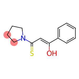 Pyrrolidine,  1-(3-hydroxy-3-phenyl-1-thioxo-2-propenyl)-  (9CI)