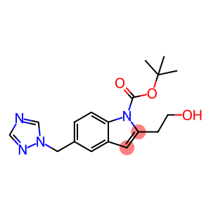 tert-butyl 5-((1H-1,2,4-triazol-1-yl)-methyl)-2-(2-hydroxyethyl)-1H-indole-1-carboxylate