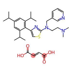 1,2-Ethanediamine, N1,N1-dimethyl-N2-(3-pyridinylmethyl)-N2-[4-[2,4,6-tris(1-methylethyl)phenyl]-2-thiazolyl]-, (2E)-2-butenedioate (1:1)
