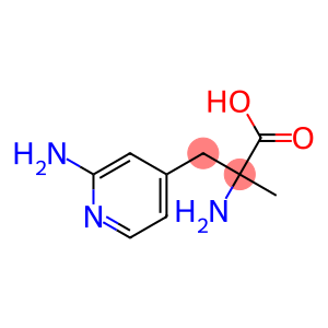 4-Pyridinepropanoic acid, α,2-diamino-α-methyl- (9CI)