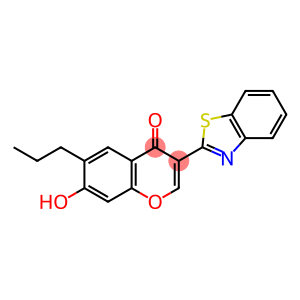 3-(benzo[d]thiazol-2-yl)-7-hydroxy-6-propyl-4H-chromen-4-one