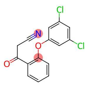 3-[2-(3,5-dichlorophenoxy)phenyl]-3-oxopropanenitrile