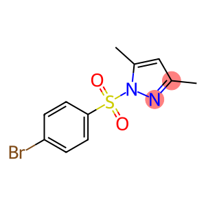 1-((4-bromophenyl)sulfonyl)-3,5-dimethyl-1H-pyrazole