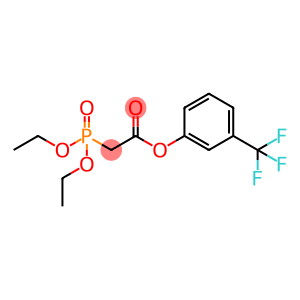 Acetic acid, 2-(diethoxyphosphinyl)-, 3-(trifluoromethyl)phenyl ester