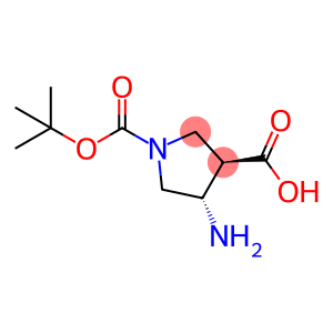 (3R,4S)-4-amino-1-(tert-butoxycarbonyl)pyrrolidine-3-carboxylic acid