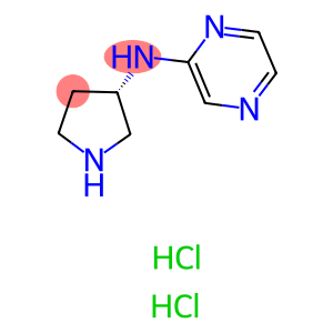 N-[(3S)-Pyrrolidin-3-yl]pyrazin-2-amine dihydrochloride