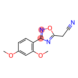 [3-(2,4-Dimethoxyphenyl)-1,2,4-oxadiazol-5-yl]acetonitrile