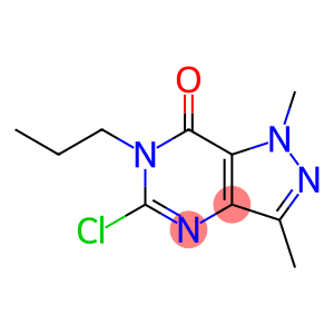 5-Chloro-1,3-dimethyl-6-propyl-1,6-dihydro-7H-pyrazolo[4,3-d]pyrimidin-7-one