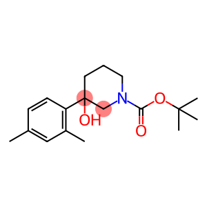 TERT-BUTYL 3-(2,4-DIMETHYLPHENYL)-3-HYDROXY-1-PIPERIDINECARBOXYLATE