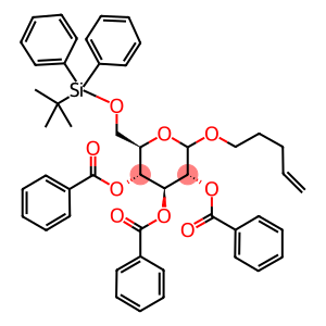 pent-4-enyl 2,3,4-tri-O-benzoyl-6-O-tert-butyldiphenylsilyl-α-D-glucopyranoside