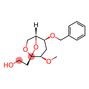 .beta.-D-ribo-3-Octulopyranose, 3,8-anhydro-2,5-dideoxy-4-O-methyl-6-O-(phenylmethyl)-