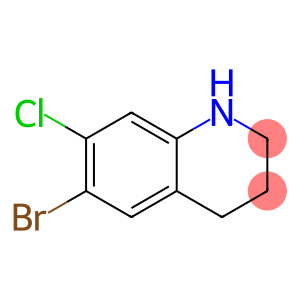 6-BROMO-7-CHLORO-1,2,3,4-TETRAHYDRO-QUINOLINE