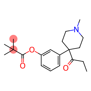 2,2-Dimethylpropanoic acid 3-[1-methyl-4-(1-oxopropyl)-4-piperidinyl]phenyl ester