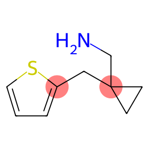 (1-(Thiophen-2-ylmethyl)cyclopropyl)methanamine