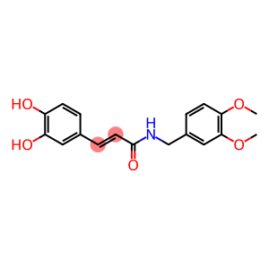 2-Propenamide, 3-(3,4-dihydroxyphenyl)-N-[(3,4-dimethoxyphenyl)methyl]-, (E)- (9CI)