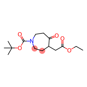 tert-butyl 4-(2-ethoxy-2-oxoethyl)-5-oxoazepane-1-carboxylate