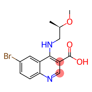 (R)-6-bromo-4-(2-methoxypropylamino)quinoline-3-carboxylic acid