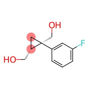 1,2-Cyclopropanedimethanol, 1-(3-fluorophenyl)-, (1S,2R)-