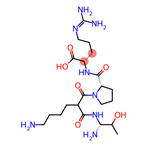 H-Thr-(psi)(NHCO)Lys-Pro-Arg-OH