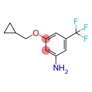 Benzenamine, 3-(cyclopropylmethoxy)-5-(trifluoromethyl)-