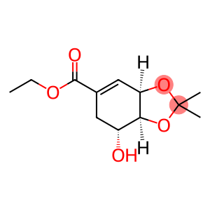 1,3-Benzodioxole-5-carboxylic acid, 3a,6,7,7a-tetrahydro-7-hydroxy-2,2-dimethyl-, ethyl ester, (3aR,7R,7aS)-