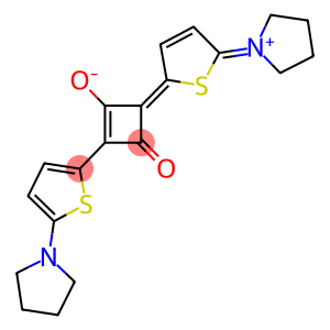 1,3-BIS(5-PYRROLIDINO-THIEN-2-YL)-2-OXO-CYCLOBUTENYLIUM-4-OLAT