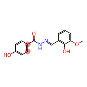 4-hydroxy-N'-(2-hydroxy-3-methoxybenzylidene)benzohydrazide