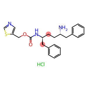 N-[(1S,4S)-4-氨基-5-苯基-1-(苯基甲基)戊基]氨基甲酸 5-噻唑基甲基酯盐酸盐