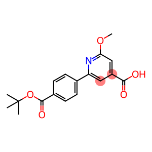 4-Pyridinecarboxylic acid, 2-[4-[(1,1-dimethylethoxy)carbonyl]phenyl]-6-methoxy-