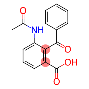 Benzoic acid, 3-(acetylamino)-2-benzoyl-