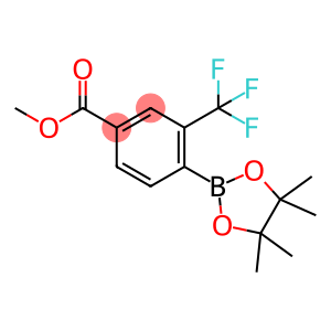 Benzoic acid, 4-(4,4,5,5-tetramethyl-1,3,2-dioxaborolan-2-yl)-3-(trifluoromethyl)-, methyl ester