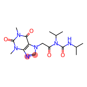 7H-Purine-7-acetamide, 1,2,3,6-tetrahydro-1,3-dimethyl-N-(1-methylethyl)-N-[[(1-methylethyl)amino]carbonyl]-2,6-dioxo-