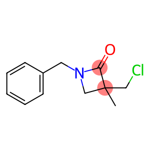 2-Azetidinone, 3-(chloromethyl)-3-methyl-1-(phenylmethyl)-
