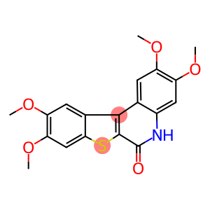 2,3,9,10-tetramethoxy[1]benzothieno[2,3-c]quinolin-6(5H)-one